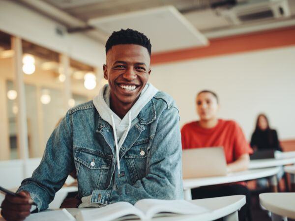 High School Student In Class