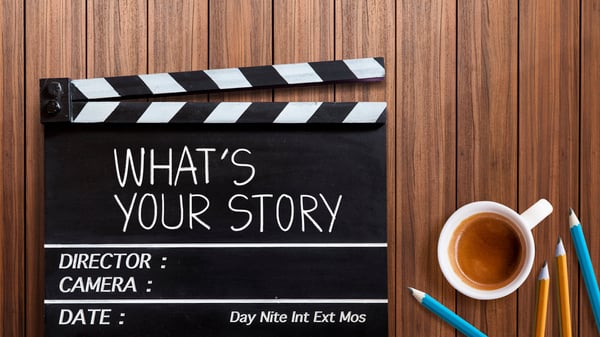 what's your story clapboard
